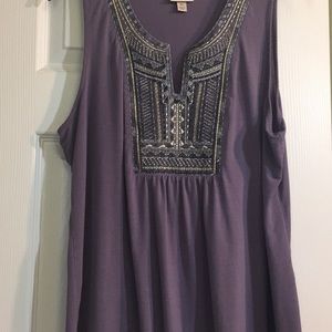 Lilac Knox Rose tank top